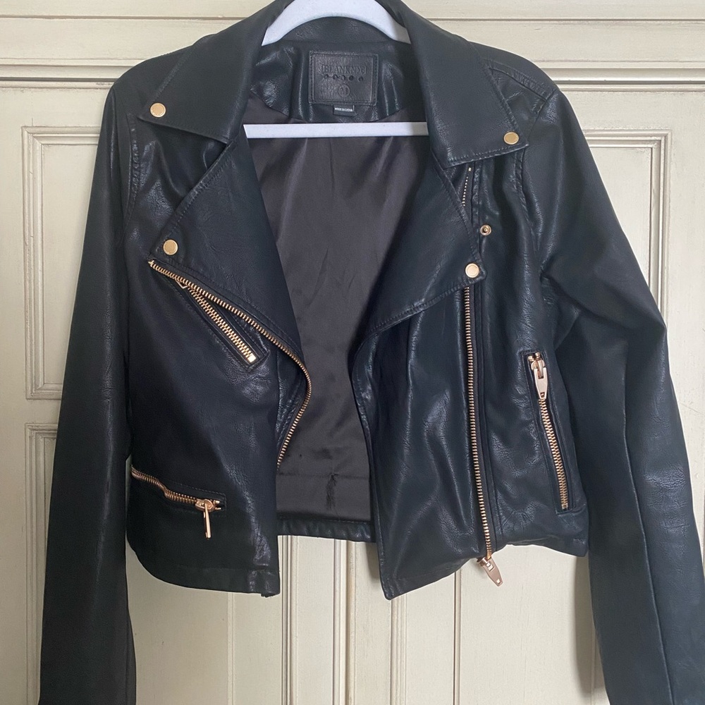 Blank NYC Faux Leather Moto Jacket